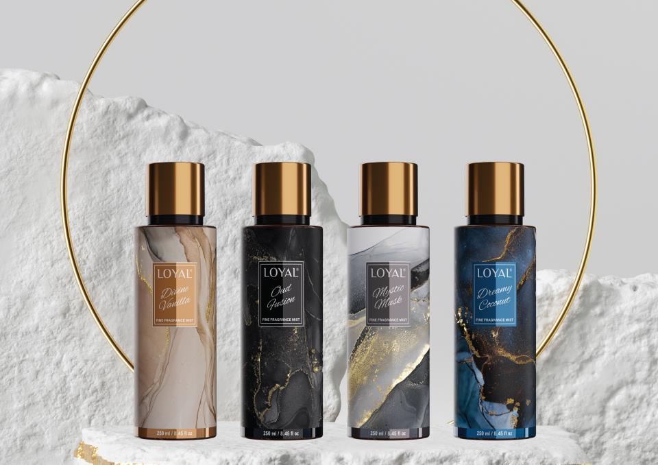 The Gold Collection of LOYAL Fine Fragrance Mists