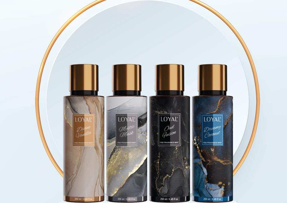 The Gold Collection of LOYAL Fine Fragrance Mists